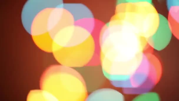 Lumière abstraite de bokeh — Video