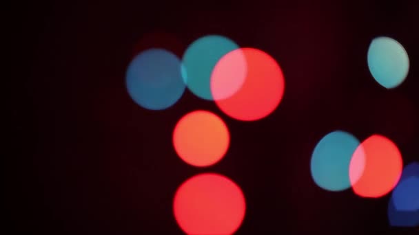 Abstracte bokeh licht — Stockvideo