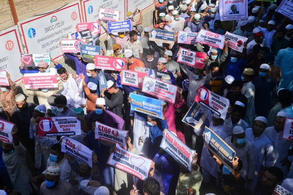 Ακτιβιστές Διαφόρων Ισλαμιστικών Πολιτικών Κομμάτων Πραγματοποίησαν Διαδήλωση Καλώντας Για Μποϊκοτάζ — Φωτογραφία Αρχείου