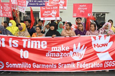 Kumaş işçileri Amazon Şirketi 'ne karşı 