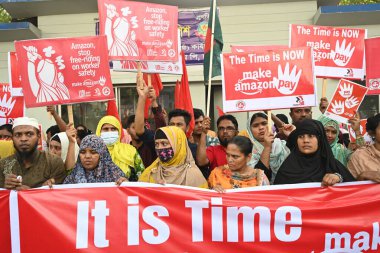 Kumaş işçileri Amazon Şirketi 'ne karşı 