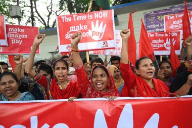 Kumaş işçileri Amazon Şirketi 'ne karşı 