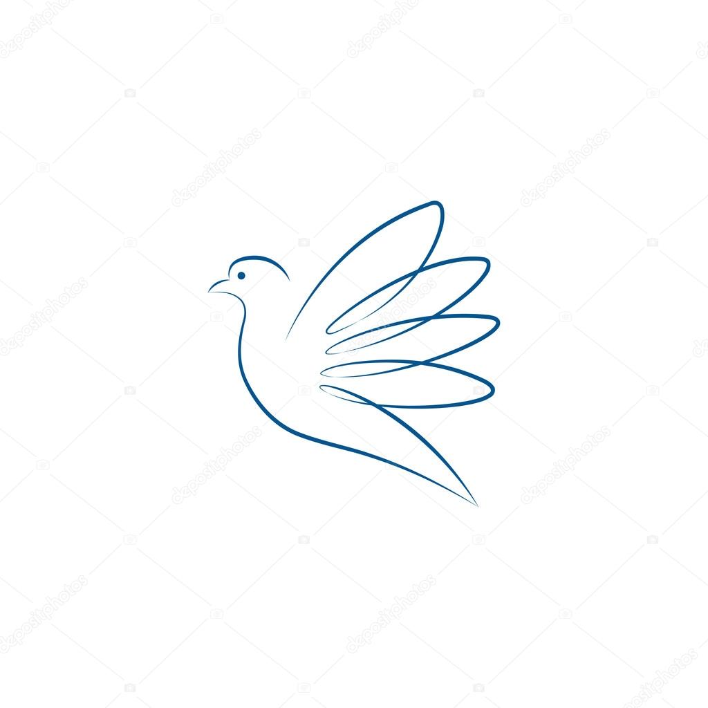 Blue dove logo