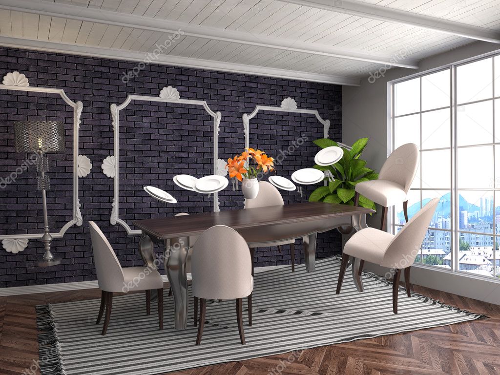 Zero Gravity Furniture Hovering In Living Room 3d