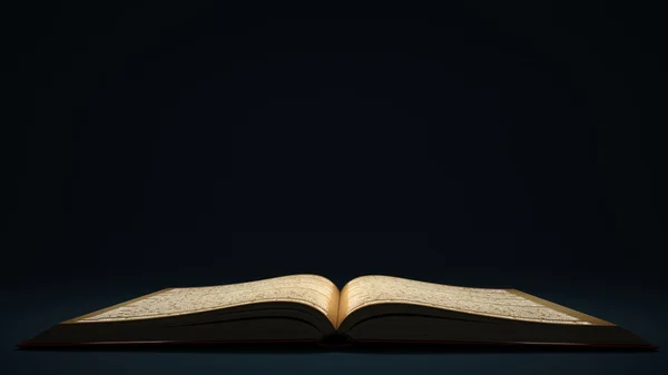 Open book magic on black — Stock Photo © Kudryashka #2582270