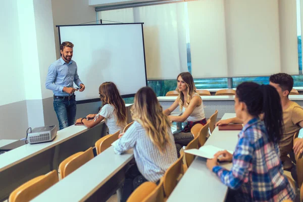 Přednáška Přednáškovém Sále Univerzitním Workshopu — Stock fotografie