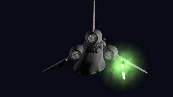 Starfighter främre bränning — Stockfoto