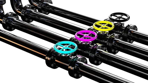CMYK borular