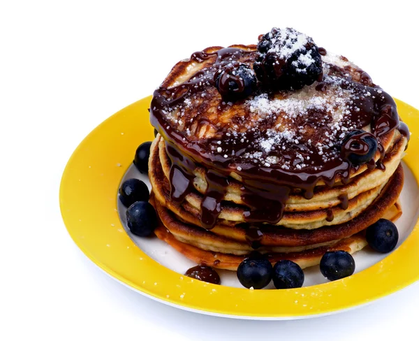 Pancakes with Berries — Stock Photo, Image