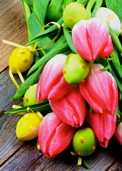 Tema colorido de Pascua — Foto de Stock