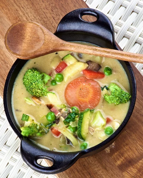 Sopa cremosa de legumes — Fotografia de Stock