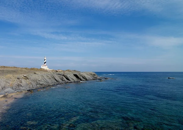 Deniz feneri Cap de Favatrix — Stok fotoğraf