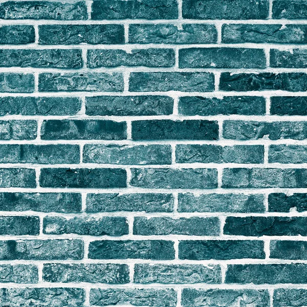 Turquoise Bricks Background — Stock Photo, Image