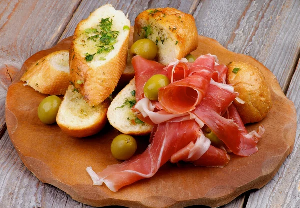 Jamon tapas — Zdjęcie stockowe