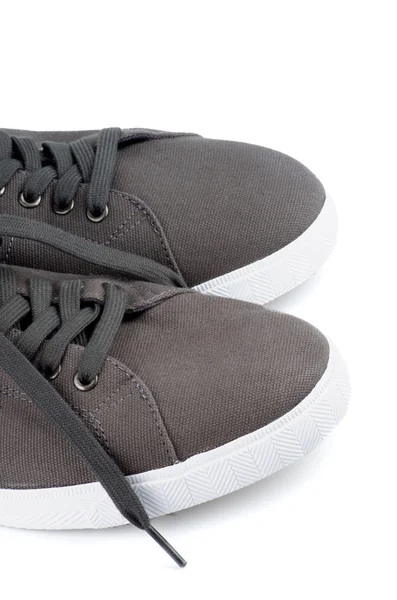 Zapatos de gimnasio gris — Foto de Stock