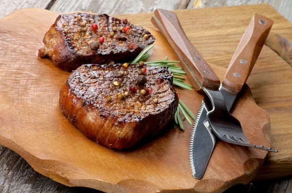 Hovězí steaky — Stock fotografie