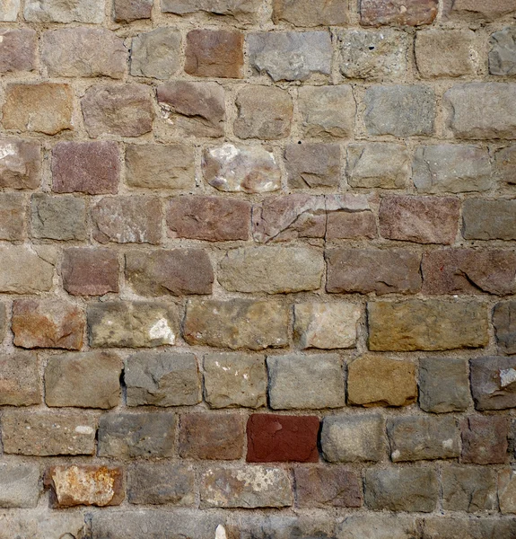 Idade tijolos fundo — Fotografia de Stock