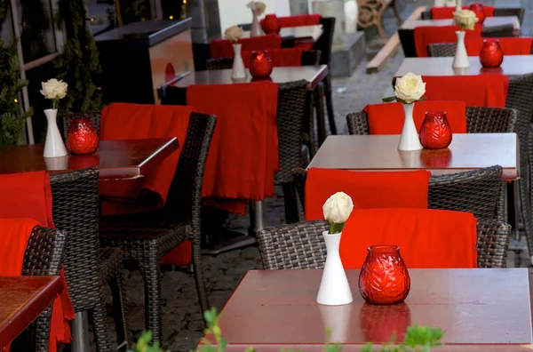 Cafetería romántica — Foto de Stock