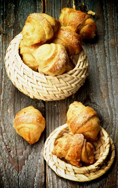 Biscoitos croissant — Fotografia de Stock