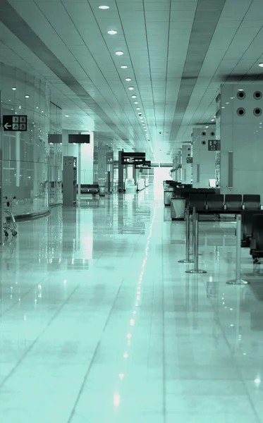 Corridor in Airport — Stock Photo, Image