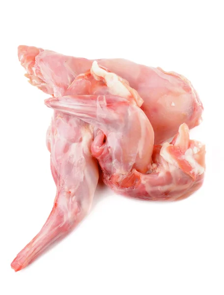 Сырое кроличье мясо — стоковое фото