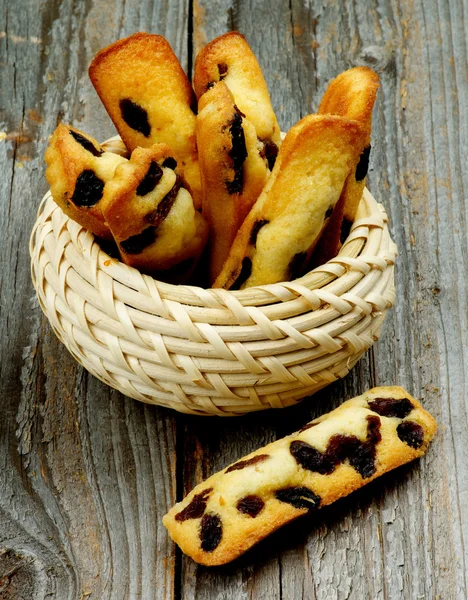 Kuru üzüm kurabiyeleri — Stok fotoğraf