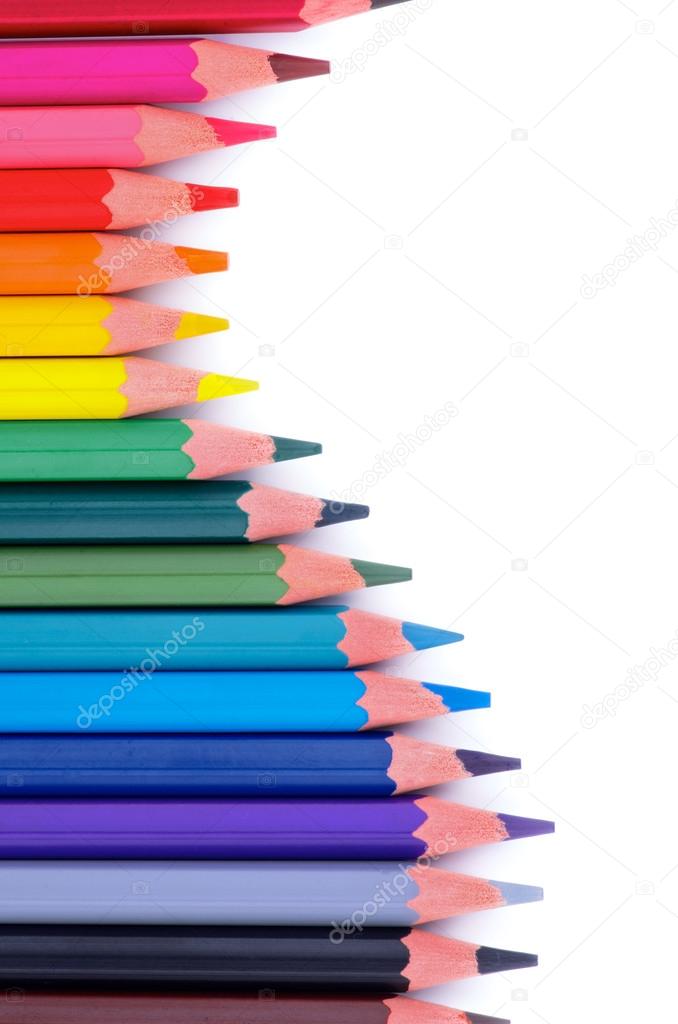 Colorful Pencils Wave