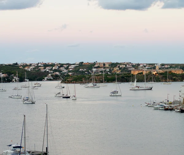 Marina of Mahon, Menorca — Stock Photo, Image