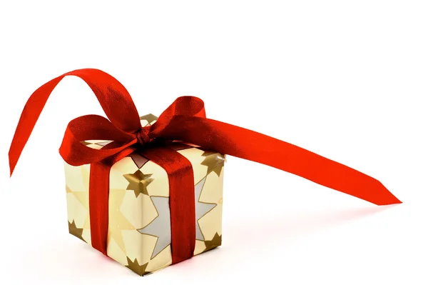 Gift Box with Bow — Stock Photo, Image