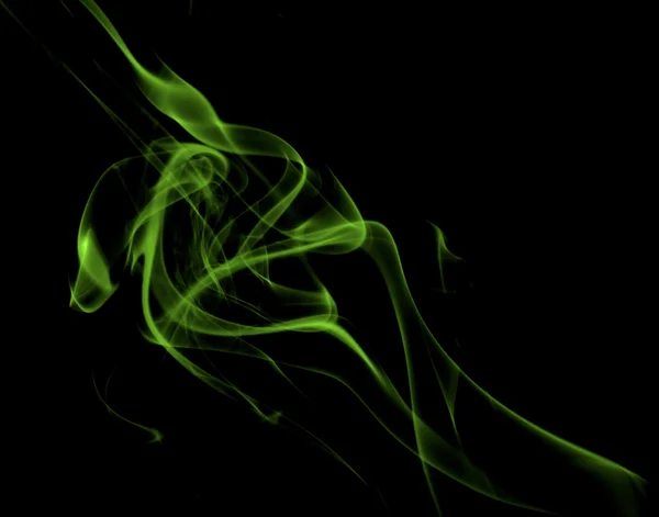 Abstract Green Smoke — Stock Photo, Image