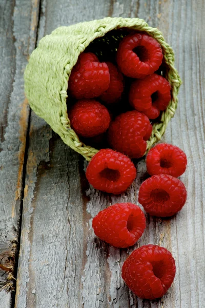 Fresh Sweet Raspberries — Stock Photo, Image