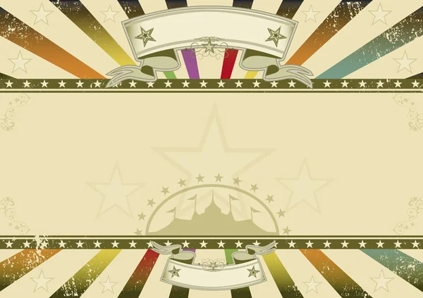 Horizontal fondo retro parte — Vector de stock