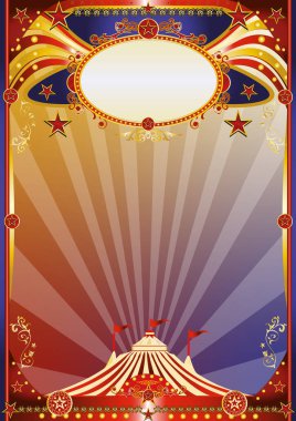 Poster için çok renkli bir sirk geçmişi. Gösteriye hoş geldiniz. !