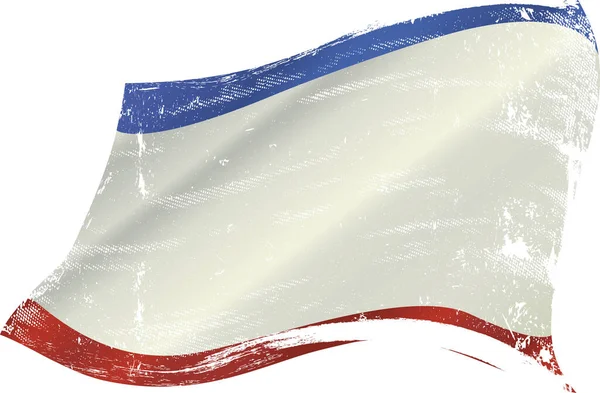 Flag Crimea Wind Texture — Stok Vektör