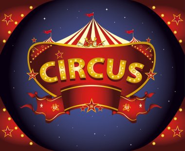 Red night circus sign