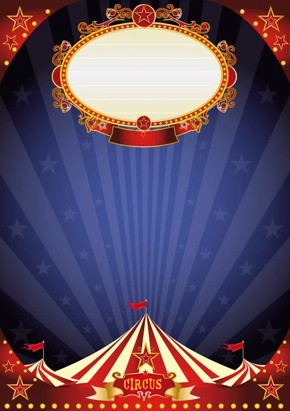 Fond nuit cirque — Image vectorielle