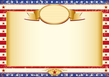 Amerikaanse kraft poster