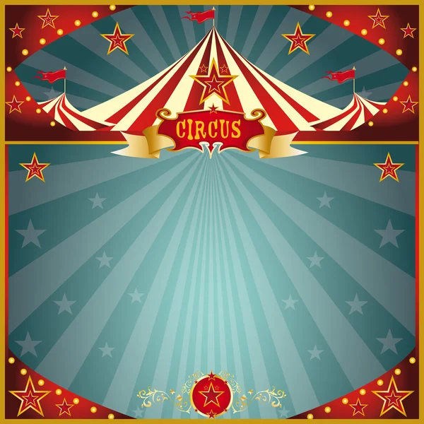 Nacht plezier circus square — Stockvector