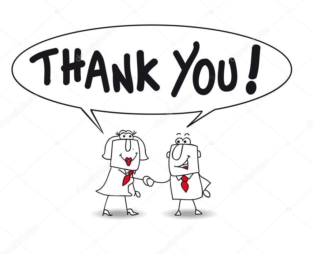 Thank you very much Stock Vector by ©tintin75 59391921, image size:1023x830