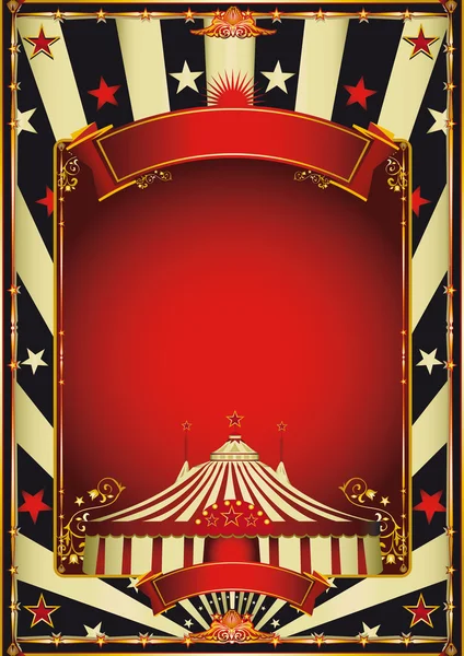 Mooie vintage circus entertainment — Stockvector