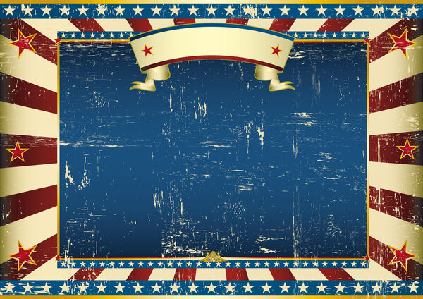 Horizontal grunge american