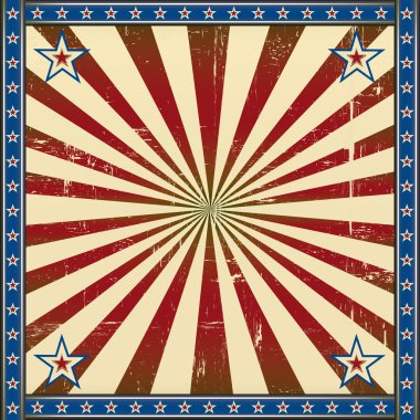 Retro kare vatansever arka plan