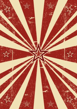 Kırmızı güneş ışınları yıldız