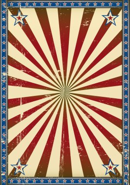 Retro poster vatansever arka plan