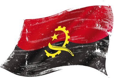 Angola grunge bayrak