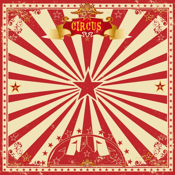 Carte de voeux Circus grunge — Image vectorielle