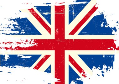 Scratched UK Flag clipart