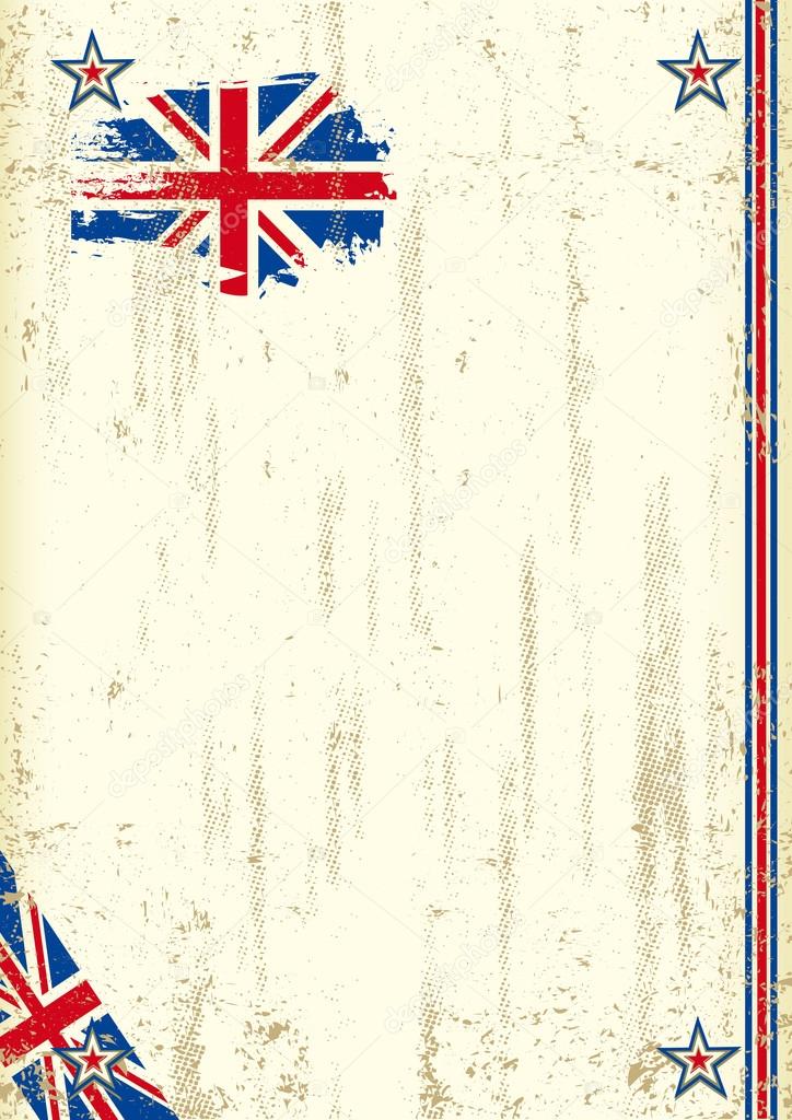United Kingdom retro background
