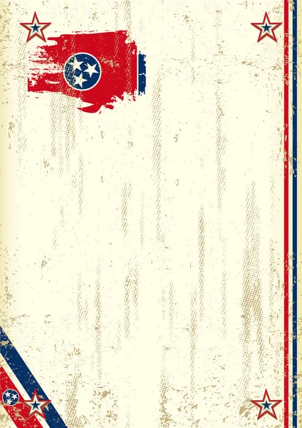 Tennessee retro arka plan — Stok Vektör