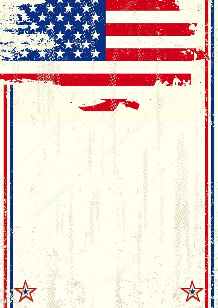 USA scratched background